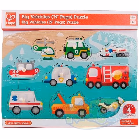 Hape E1406A Emergency Peg Puzzle