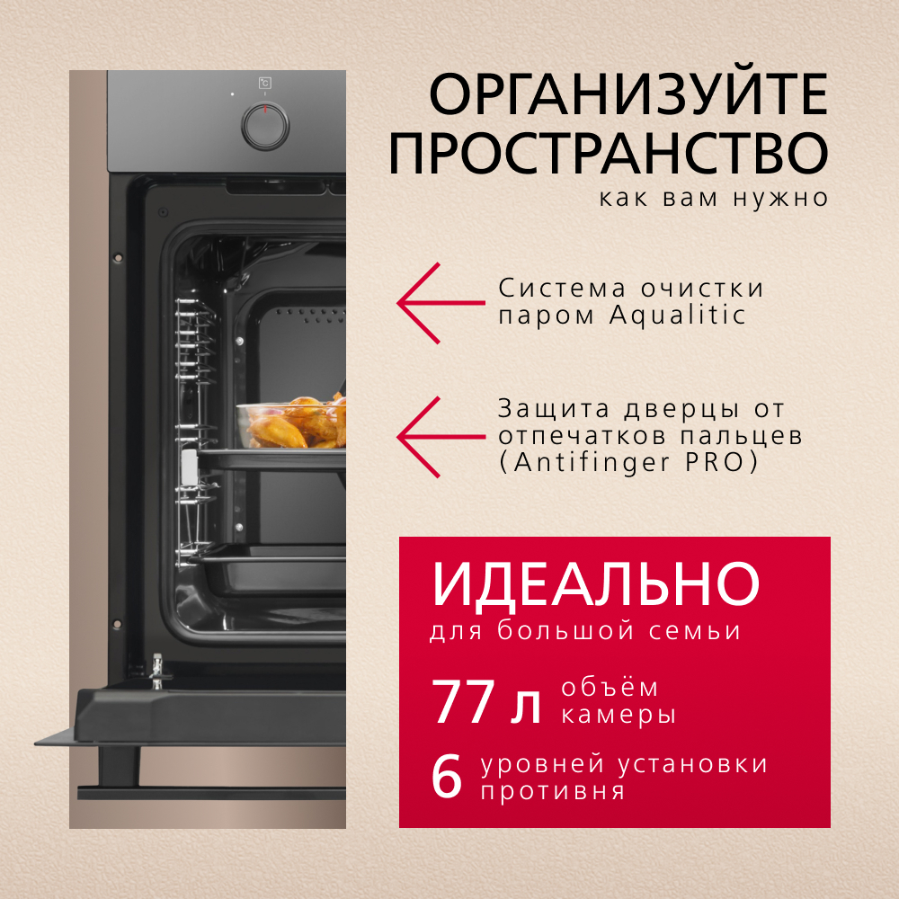 Встраиваемый духовой шкаф Hansa BakingPro BOES683020 photo 4