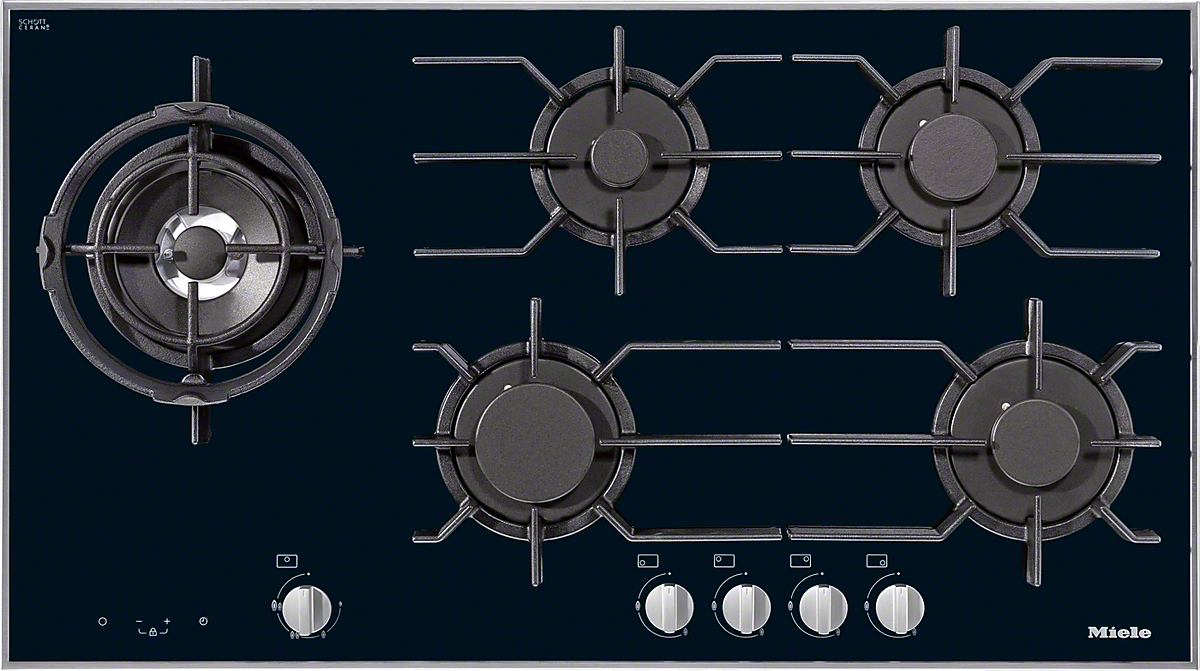 Встраиваемая  газовая панель Miele KM3054 black photo 1