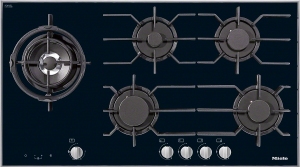 Встраиваемая  газовая панель Miele KM3054 black thumbnav 1
