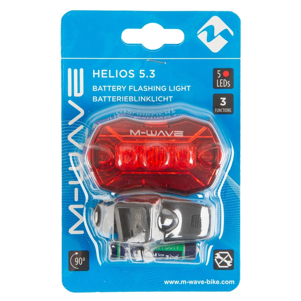Stop spate M-WAVE M-WAVE Helios 5.3 battery flashing light