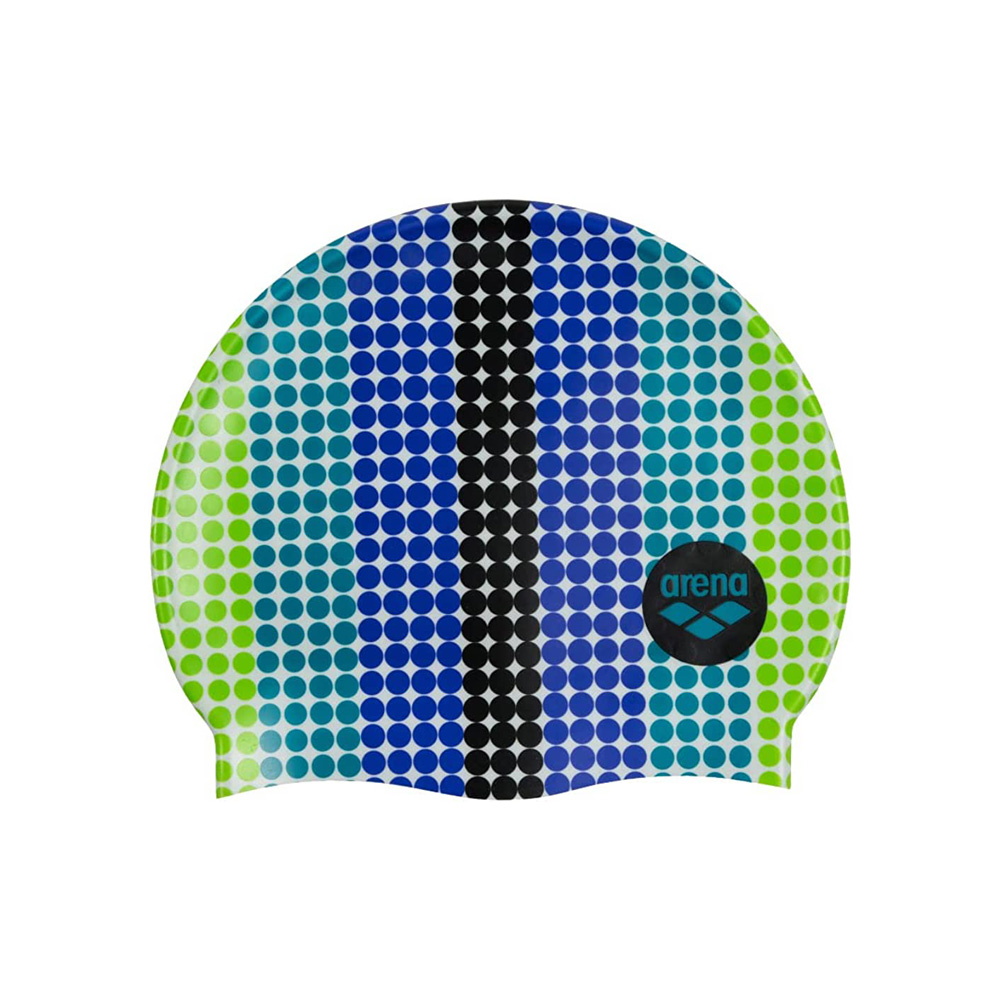 Casca de inot silicon Arena Print Jr 94171-234 Albastru-verde photo 3