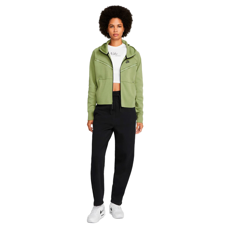 Толстовка Nike W NSW TCH FLC WR HOODIE FZ / Женский / XS / Хаки photo 5