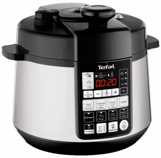 Multifierbator Tefal CY621D34, 1000 W, 32 programe, Argintiu