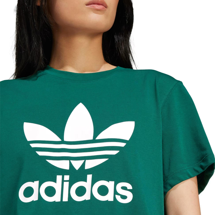 Tricou Adidas TRFL TEE BOXY XXS Verde Femei photo 4