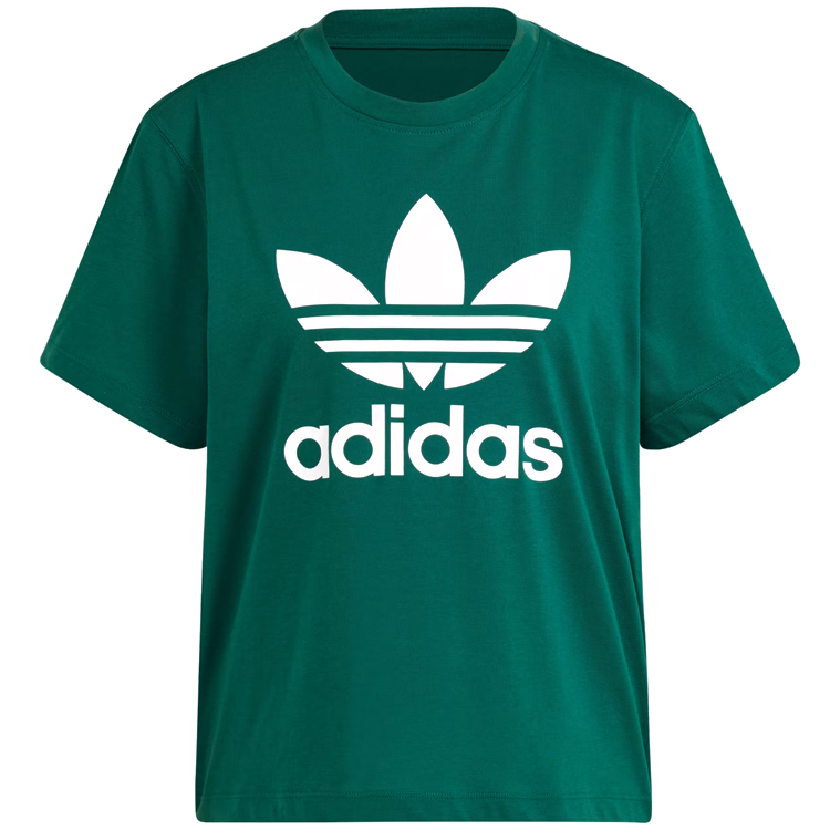 Tricou Adidas TRFL TEE BOXY XXS Verde Femei photo 7