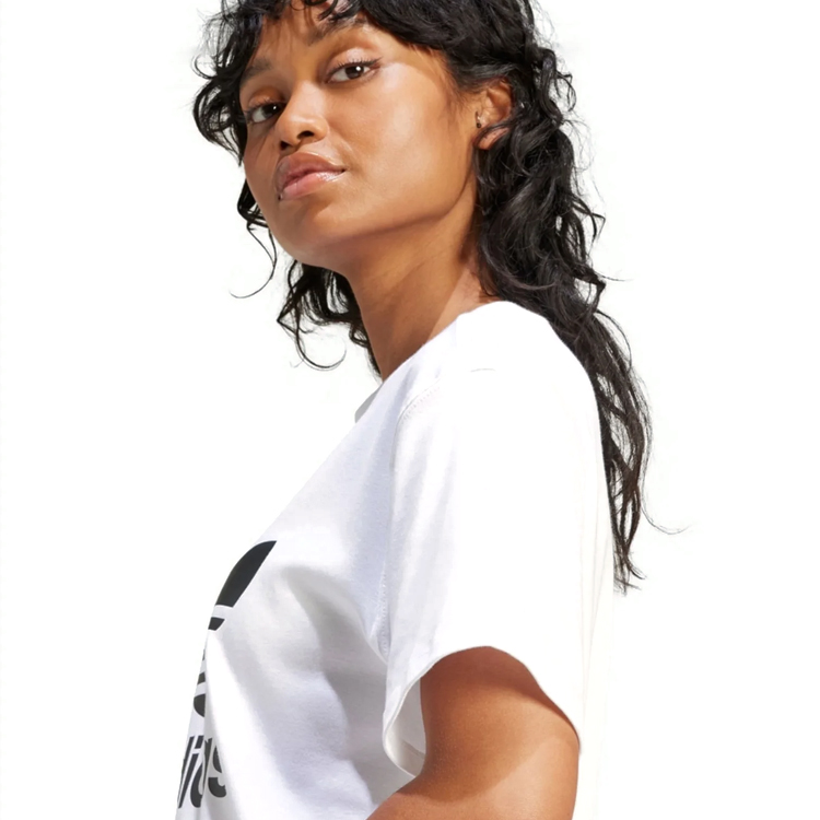 Tricou Adidas TREFOIL TEE XXS Alb Femei photo 4