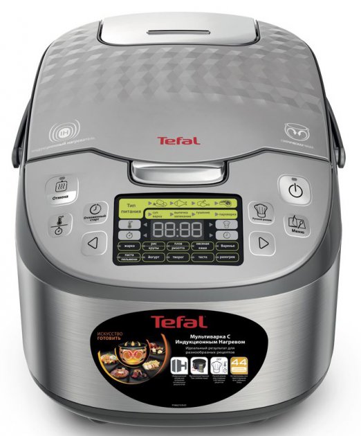 Мультиварка Tefal RK807D34 /5 л и более / 1200 / 44авто-программ / Серебристый photo 1 Мультиварка Tefal RK807D34 /5 л и более / 1200 / 44авто-программ / Серебристый photo 1