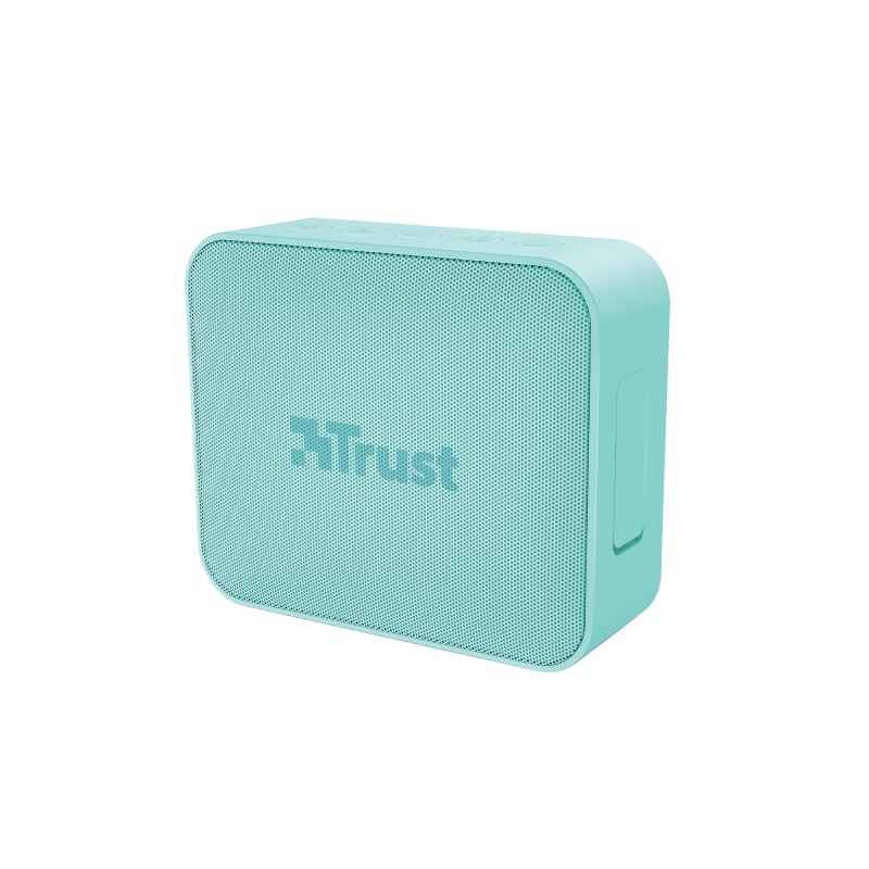 Trust Zowy Compact Bluetooth Wireless Speaker 10W, Waterproof IPX7, Up to 12 hours, Link two speakers wirelessly to boost your party, microSD or 3.5mm aux input, built-in microphone, Mint photo 1