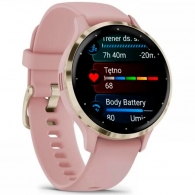 Smart Watche Garmin Venu 3S, Pink Dawn / Soft Gold thumbnav 2