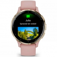 Smart Watche Garmin Venu 3S, Pink Dawn / Soft Gold thumbnav 4
