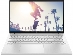 HP Pavilion 15 x360 Natural Silver (15-er1019ci), 15.6" FHD (1920x1080) IPS 250 nits Multitouch (Intel Core i7-1255U 10xCore 3.5-4.7 GHz, 16GB (2x8) DDR4 RAM, 512GB PCIe NVMe SSD, Intel Iris Xe Graphics, WiFi 6/BT5.3, CR, USB-C, HDMI, FPR, Backlit KB, 3ce thumbnav 1