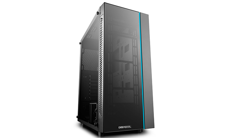 Carcasa DEEPCOOL MATREXX 55 V3 / w/oPSU / Side panel / RGB LED Strip / ATX / Black photo 1