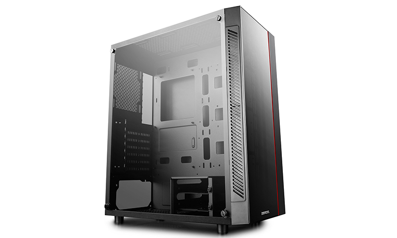 Carcasa DEEPCOOL MATREXX 55 V3 / w/oPSU / Side panel / RGB LED Strip / ATX / Black photo 2