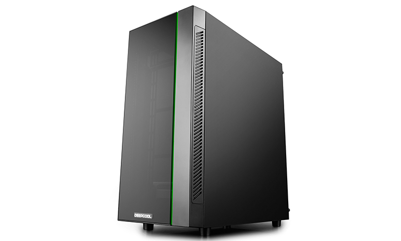 Carcasa DEEPCOOL MATREXX 55 V3 / w/oPSU / Side panel / RGB LED Strip / ATX / Black photo 3