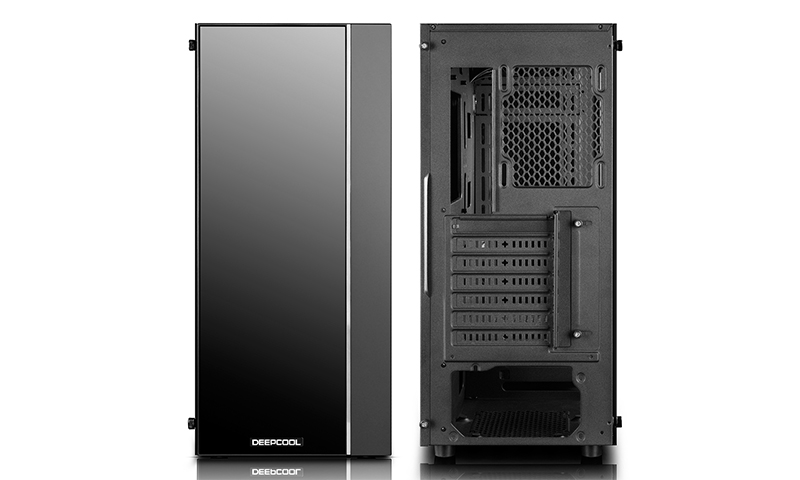 Carcasa DEEPCOOL MATREXX 55 V3 / w/oPSU / Side panel / RGB LED Strip / ATX / Black photo 8
