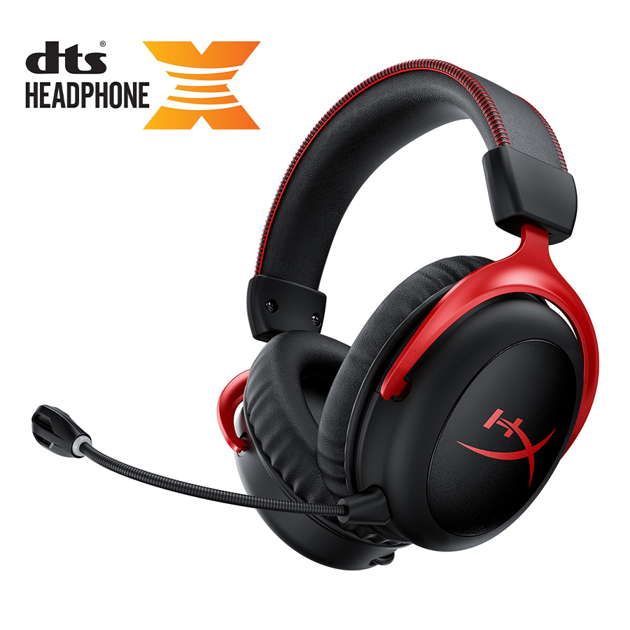 Casti gaming wireless HyperX Cloud II Wireless, Black/Red, [4P5K4AA] photo 1