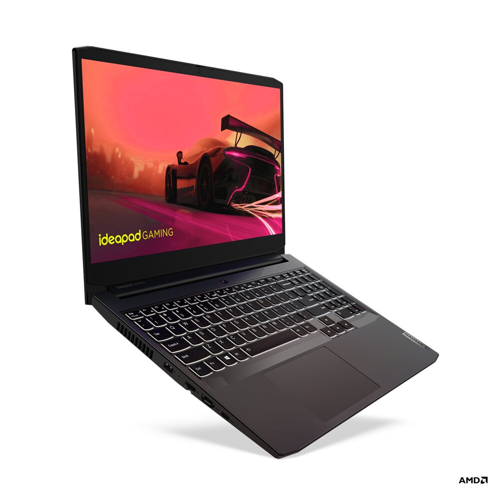 Laptop 15.6" Lenovo IdeaPad Gaming 3 15ACH6 / 144Hz / AMD Ryzen 5 5500H / 16GB / 512GB SSD / RTX2050 / Shadow Black photo 2