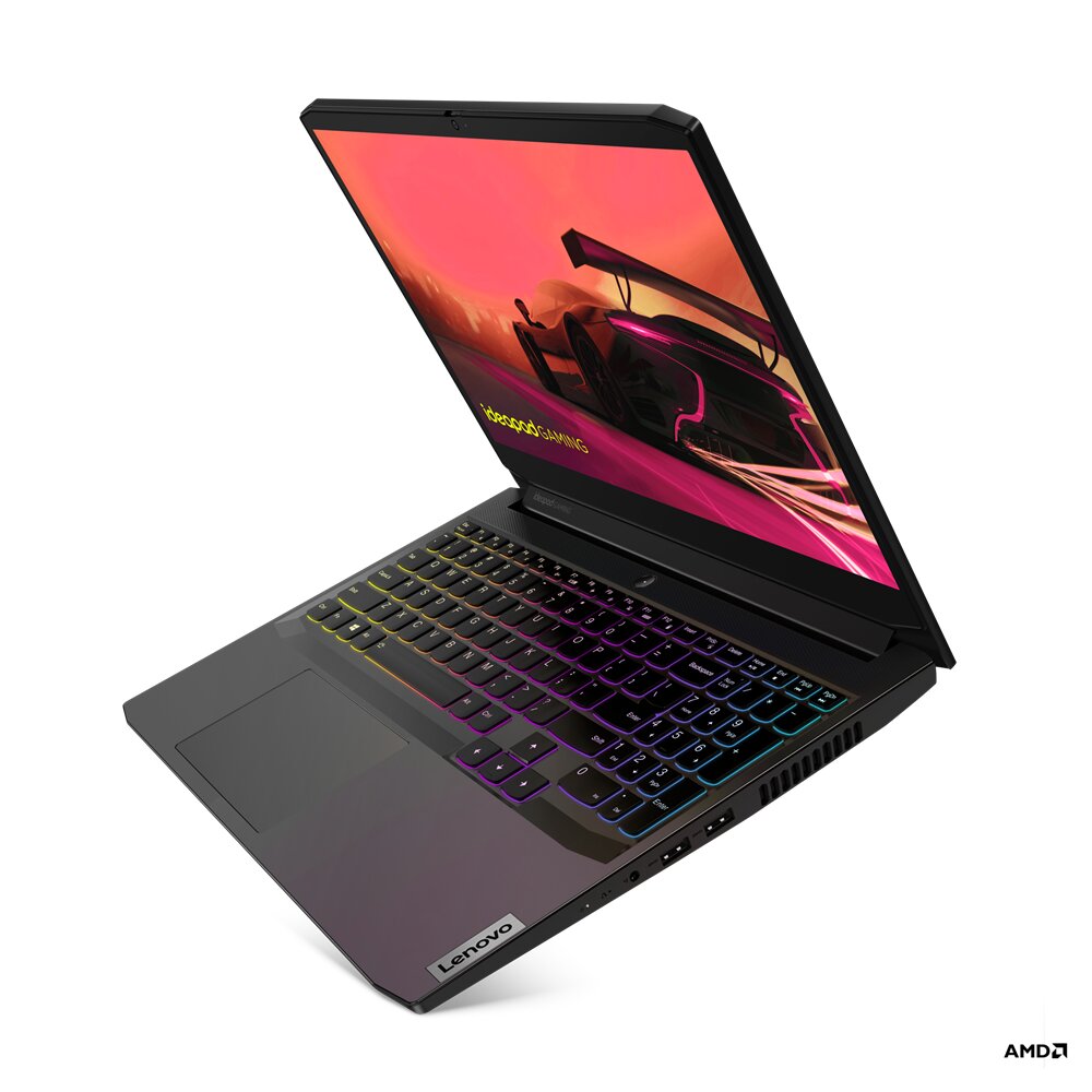 Laptop 15.6" Lenovo IdeaPad Gaming 3 15ACH6 / 144Hz / AMD Ryzen 5 5500H / 16GB / 512GB SSD / RTX2050 / Shadow Black photo 3