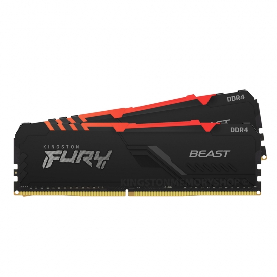 Memorie operativa Kingston FURY® Beast DDR4 RGB 2666 MHz 32GB (Kit of 2*16GB) photo 1