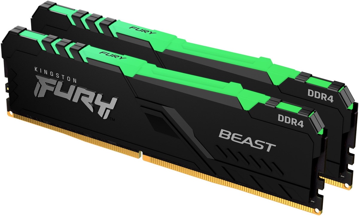 Memorie operativa Kingston FURY® Beast DDR4 RGB 2666 MHz 32GB (Kit of 2*16GB) photo 3