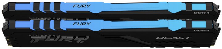 Memorie operativa Kingston FURY® Beast DDR4 RGB 2666 MHz 32GB (Kit of 2*16GB) photo 4