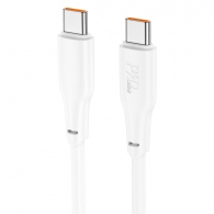 Кабель Type-C на Type-C HOCO “X93 Force” / 1m / TPE / 100W / up to 3A / White thumbnav 1