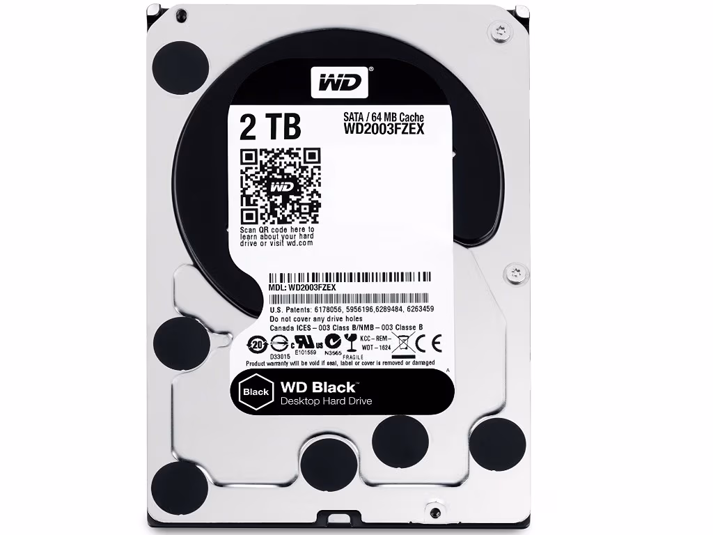 3.5" HDD Western Digital Caviar Black (WD2003FZEX ) / 2.0TB  / 7200rpm / 64MB / SATAIII 