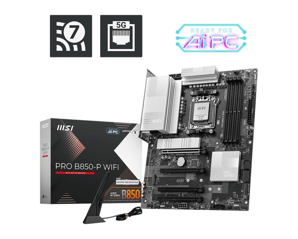 Материнская плата MSI PRO B850-P WIFI / AM5 / B850 / DDR5 / ATX photo 1