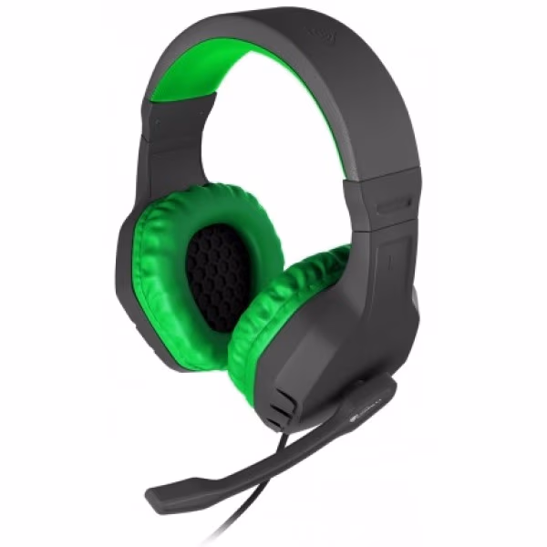 Casti cu fir Genesis Headset Argon 200, Stereo, Green