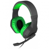 Casti cu fir Genesis Headset Argon 200, Stereo, Green thumbnav 1