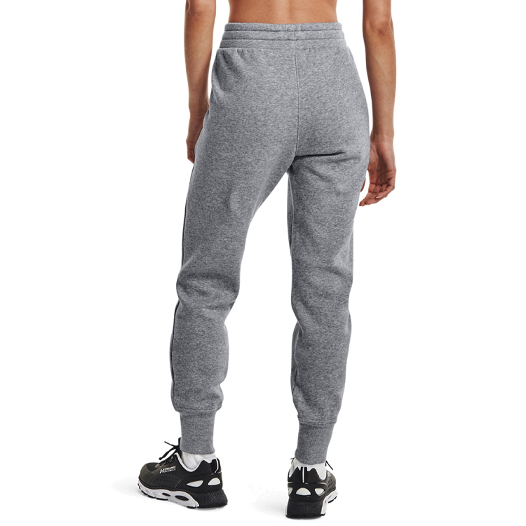 Pantaloni Under Armour Rival Fleece Joggers L Gri Femei photo 3