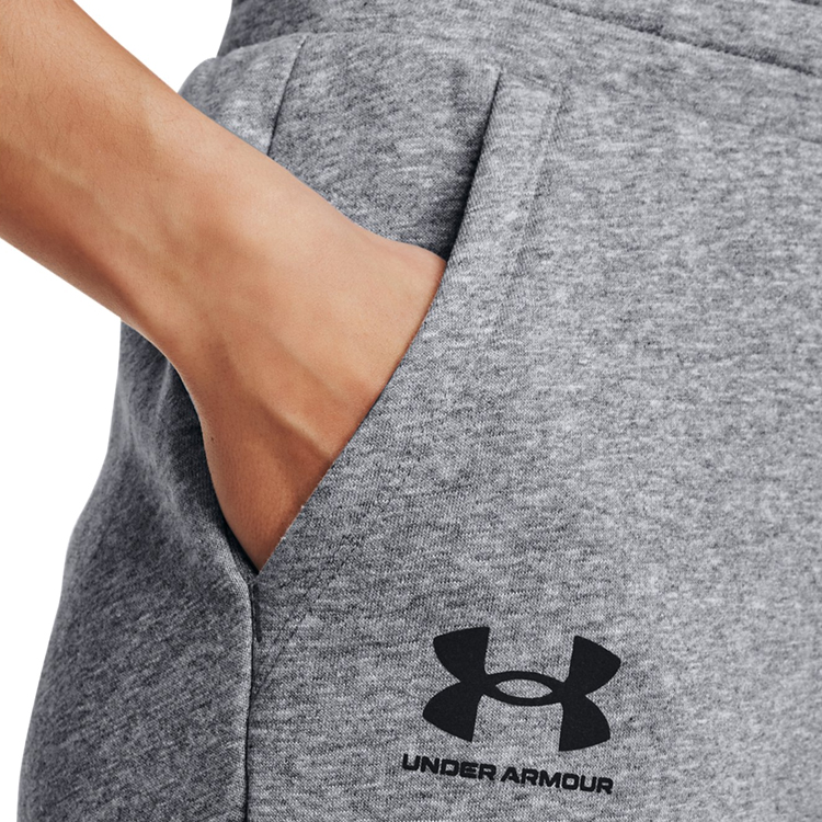 Pantaloni Under Armour Rival Fleece Joggers L Gri Femei photo 5