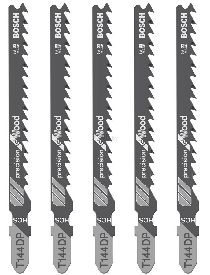 Set de panze de ferastrau pentru puzzle Bosch T 144 DP / Precision for Wood, 2608633A35 photo 2