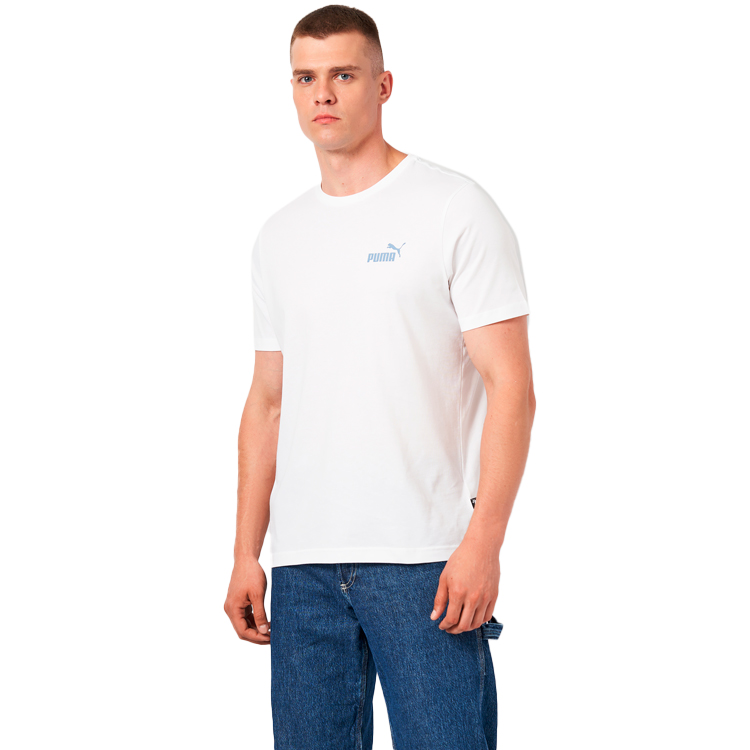 Футболка мужская Puma ESS Small Logo Tee M Белый photo 5