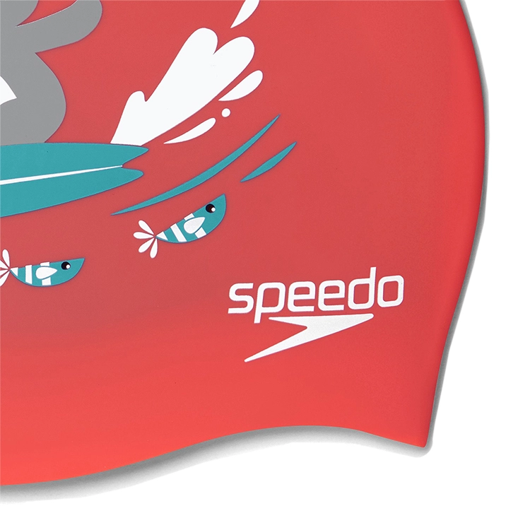 Шапочка для плавания Speedo SLOGAN PRT CAP JU