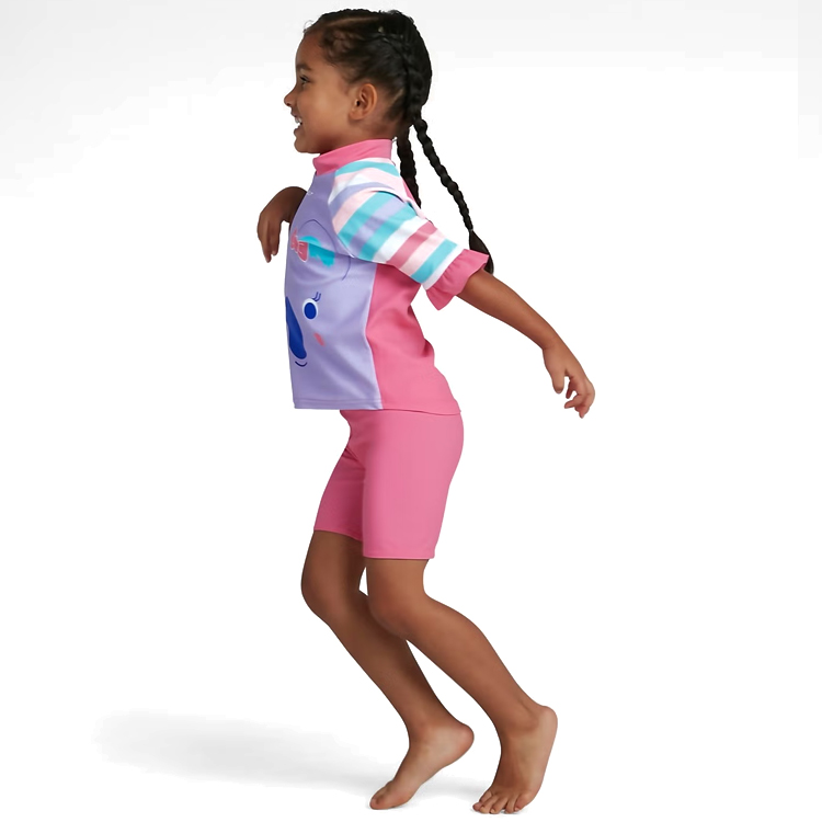 Костюм для плавания Speedo JAMMER RASH TOP  / Женский / 6Y / Фиолетовый photo 3