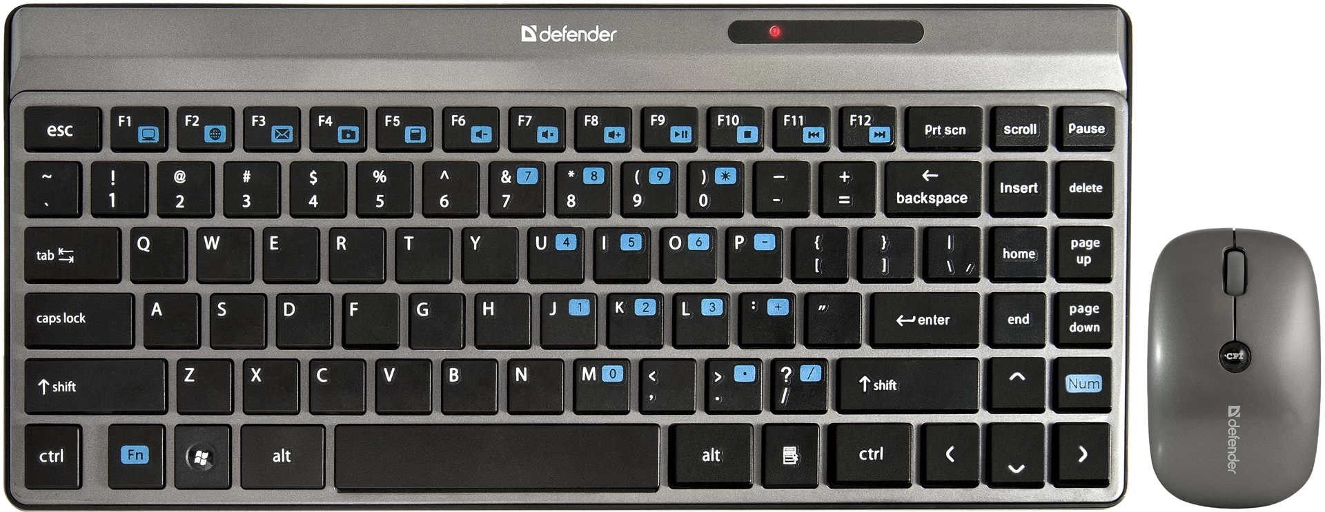 Tastatura + mouse fara fir Defender Sorbonne C-835 