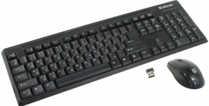 Tastatura + mouse fara fir Defender Princeton C-935