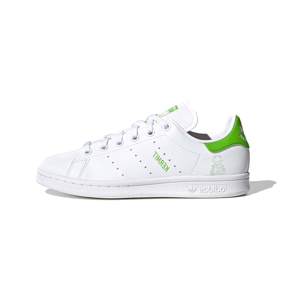 Incaltaminte Sport Adidas STAN SMITH J pt Barbati / 35.5 / Alb-verde photo 1