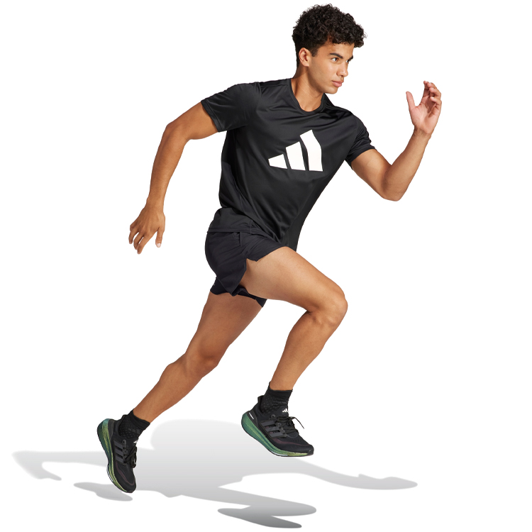 Tricou bărbătesc Adidas RUN IT TEE XS Negru photo 5