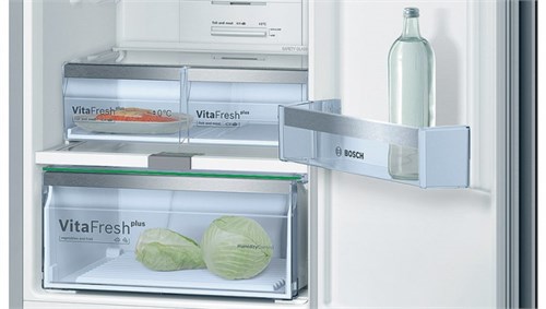 Frigider cu doua usi Bosch KGN39LR35 / 290 l / 203 cm / A++ / Rosu photo 2