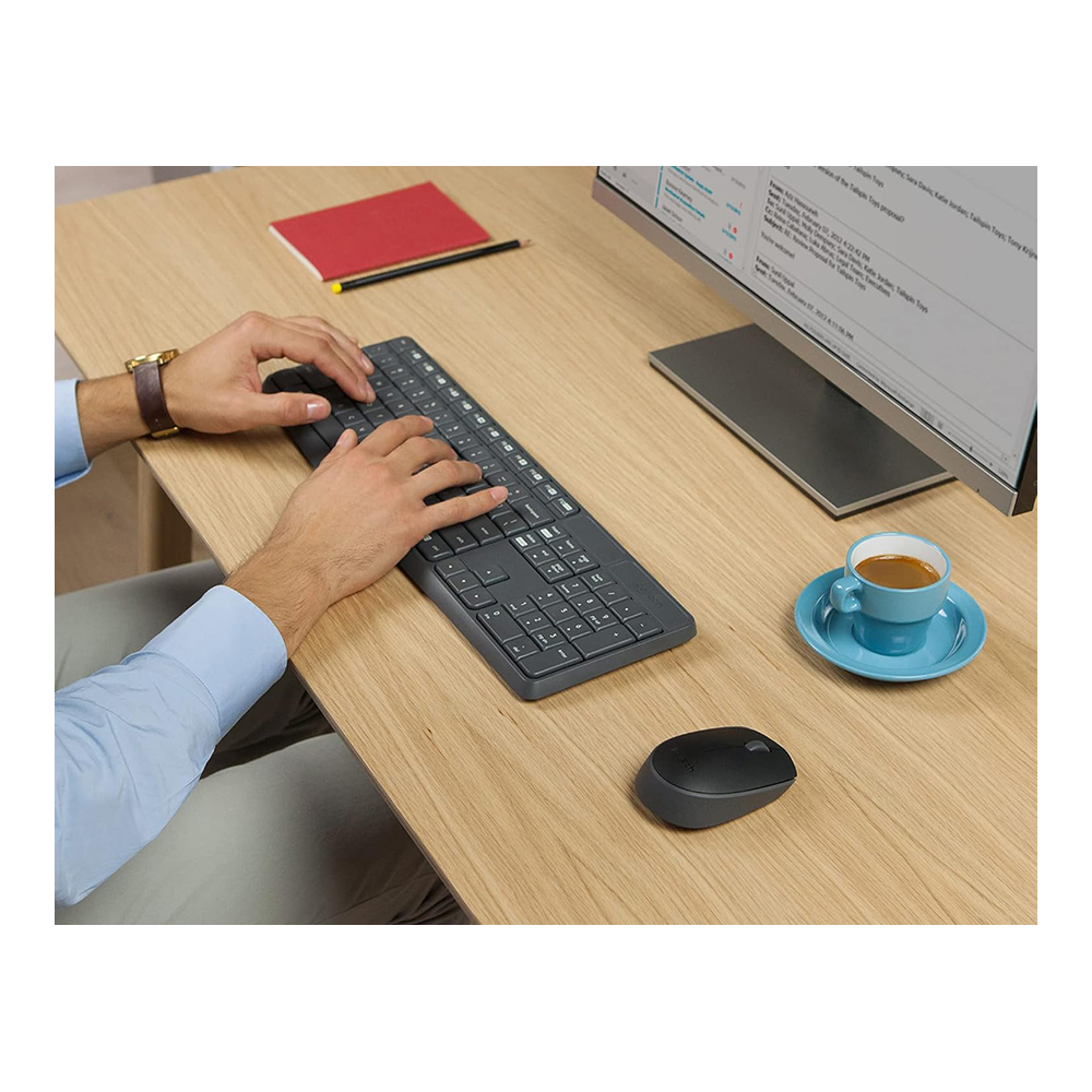 Tastatura + mouse fara fir Logitech MK235  photo 7