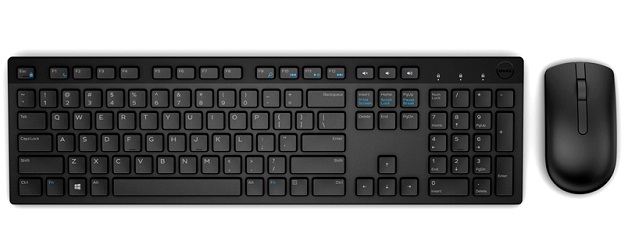 Dell KM636 Russian (QWERTY) Wireless Keyboard and mouse (Kit), Black (580-ADFN) photo 1