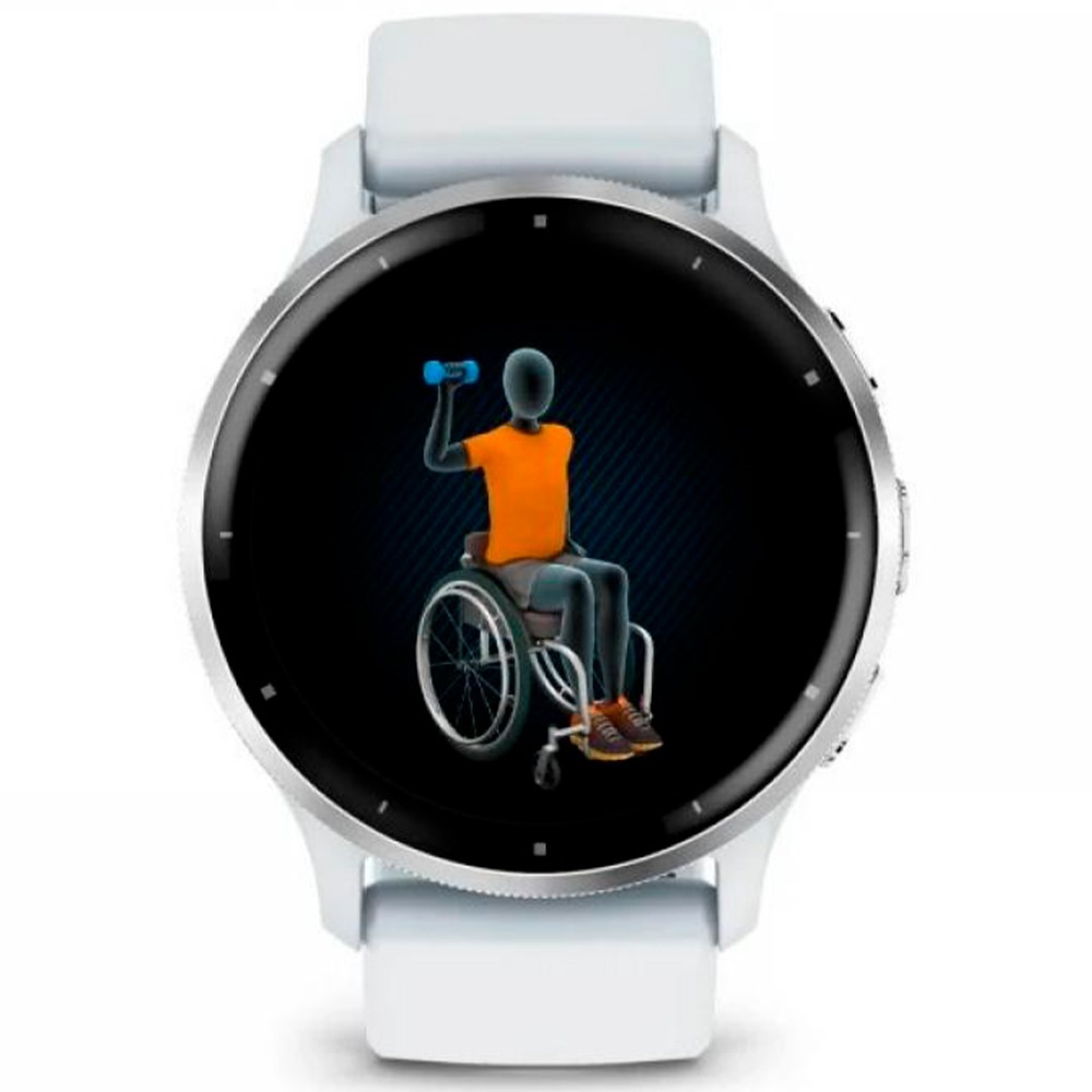 Smart Watche Garmin Venu 3, Whitestone / Passivated photo 2