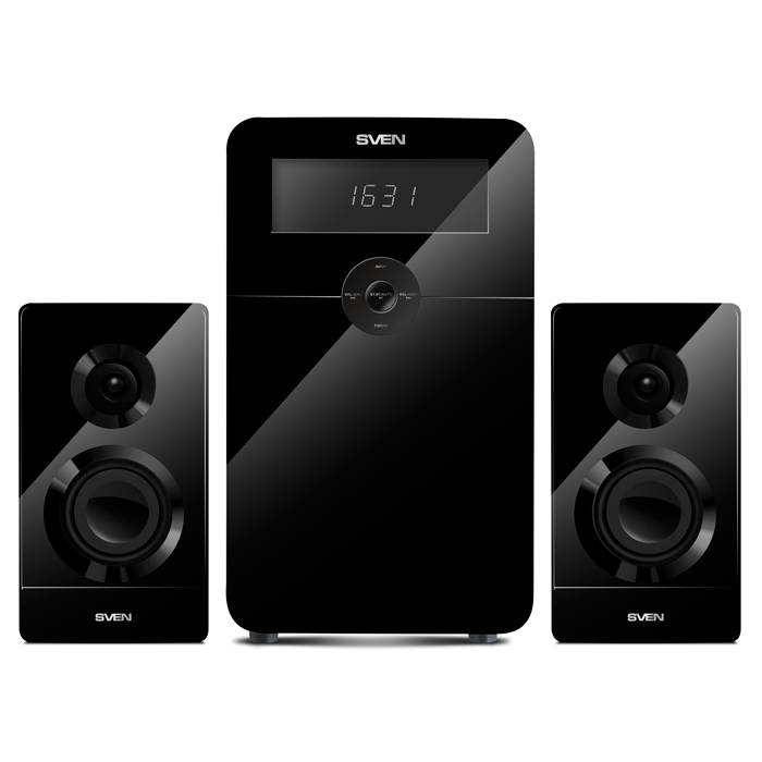 Колонки 2.1 SVEN MS-2250 / 80W RMS / Bluetooth / FM-tuner / USB / SD card / Black photo 2