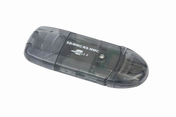 Card Reader Gembird FD2-SD-1,Supports all SD, MMC and RS-MMC cards photo 1