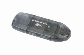 Card Reader Gembird FD2-SD-1,Supports all SD, MMC and RS-MMC cards thumbnav 1