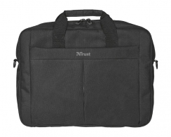Trust NB bag 16” Primo Carry, large main compartment (385 x 315 mm) to fit most laptops with screens up to 16”, Zippered front compartment for charger, smartphone, wallet etc, Black thumbnav 1