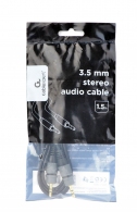 Audio cable CCAP-3535MM-1.5M, 3.5 mm stereo audio cable, 1.5 m thumbnav 2